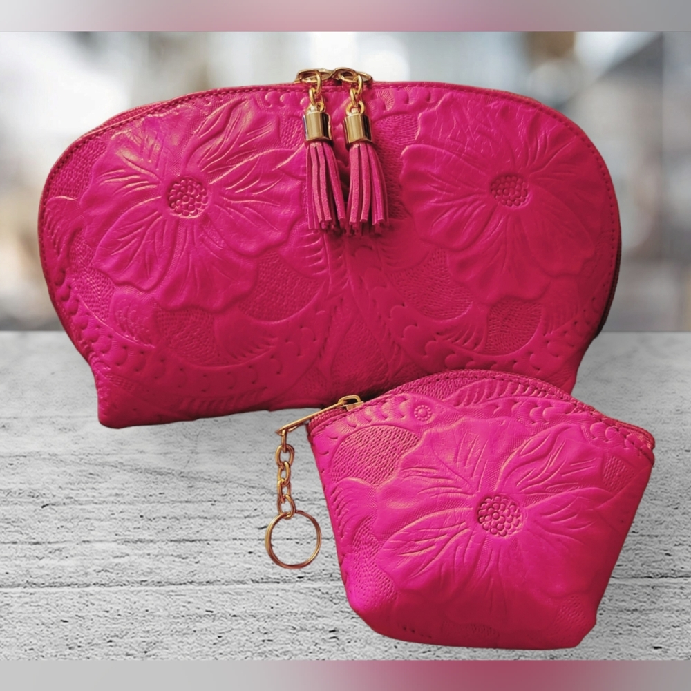Cosmetic bag handcrafted
